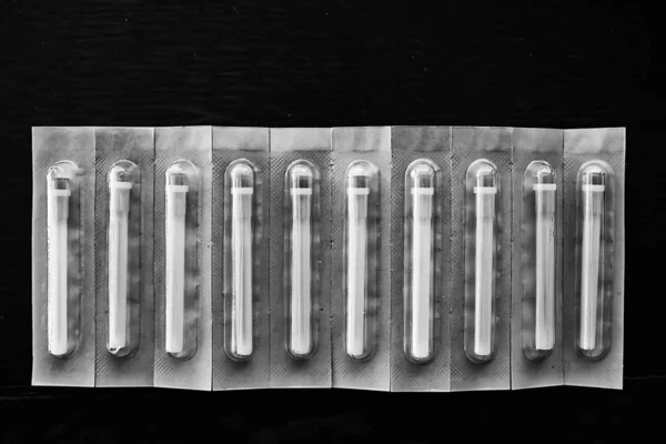 Vintage Ιατρική Σύριγγα Concept Εμβόλιο Ένεση Φάρμακο — Φωτογραφία Αρχείου