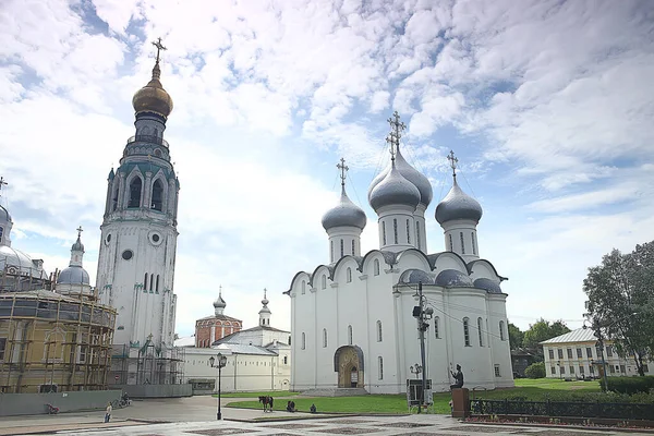 Russia Paesaggio Chiesa Paesaggio Naturale Russia Religione — Foto Stock