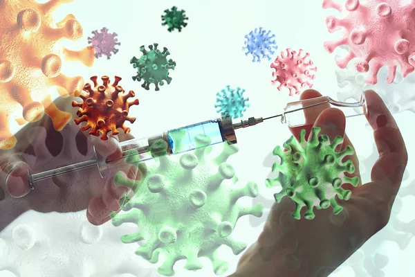Σύριγγα Και Φύσιγγα Εµβόλιο Του Κορωναϊού Αντισυλληπτικό Εµβολιασµό — Φωτογραφία Αρχείου