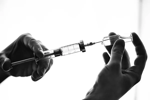 Droguri Injectabile Mână Concept Pericol Droguri Ilicite Auto Injectare — Fotografie, imagine de stoc