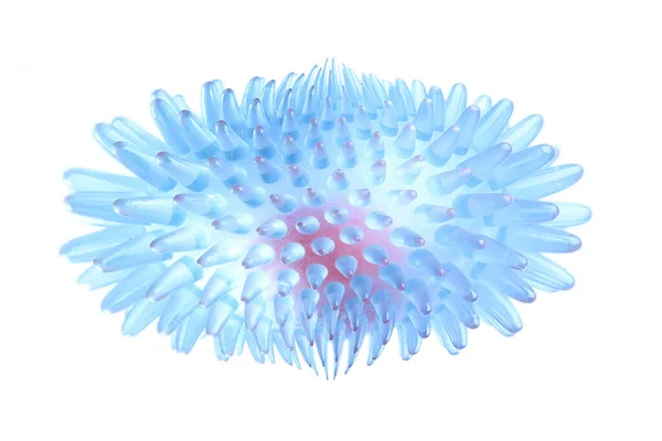 Koronavirus Bílé Pozadí Izolované Mikro Objekt Virus Molekula Bakteriový Model — Stock fotografie
