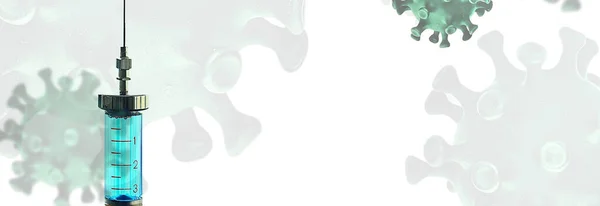 Модель Коронавірусу Ізольована Білому Тлі Фото Мікровірусу — стокове фото