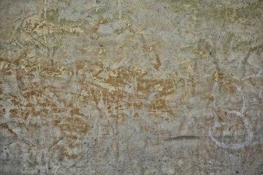 Kahverengi sıva duvar, boş grunge vintage yüzey tasarımı