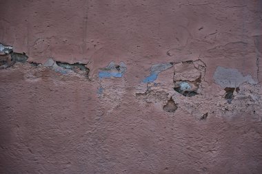 Kahverengi sıva duvar, boş grunge vintage yüzey tasarımı