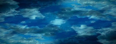 Soyut gökyüzü arkaplanı, bulutlu mavi gökyüzü, güzel doğa ozon arkaplanı