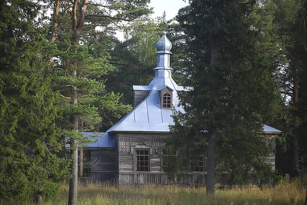 俄罗斯奥涅加湖畔的修道院Murom 夏天建造教堂 风景秀丽 — 图库照片