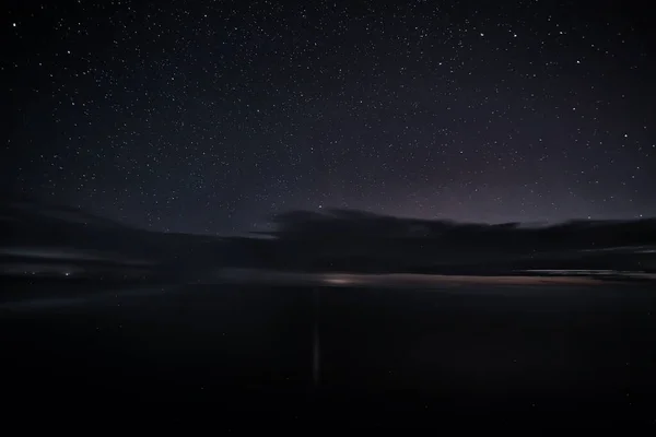 Nacht Hemel Landschap Abstract Uitzicht Zomer Nacht Concept Natuur Ruimte — Stockfoto