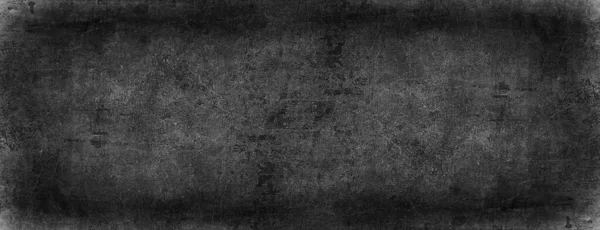 古い壁黒の背景抽象的なコンクリート壁の傷ヴィンテージフレーム — ストック写真