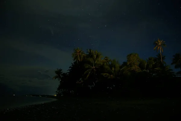 Gece Gökyüzü Manzarası Soyut Görünüm Yaz Gecesi Konsepti Doğa Alanı — Stok fotoğraf