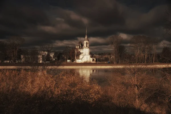 Vologda Templom Ortodox Keresztény Templom Vologda Kolostor Orosz Észak Zarándokok — Stock Fotó