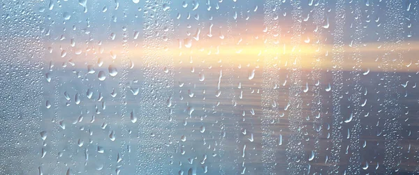 abstract background rain sea calm drops splashes, view of calm sea and wet weather