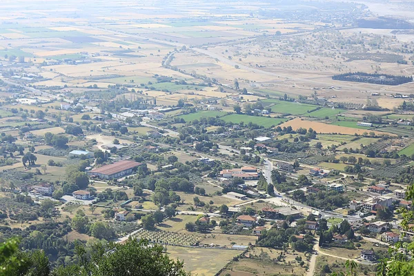 Meteora Stadt Griechenland Dachansicht Panorama Landschaft Stadt Europa — Stockfoto