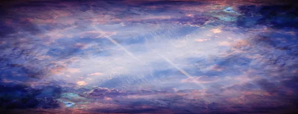 Vesmír Obloha Víří Abstraktní Pozadí Rozmazané Mraky Nebe — Stock fotografie