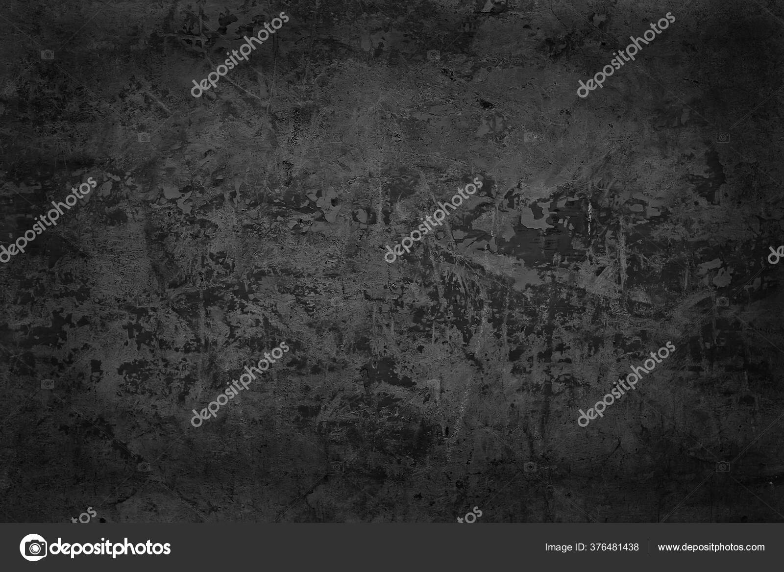 抽象黑色背景空白混凝土墙体粘结开裂质感——图库图片© xload #376481438, image size:1600x1167