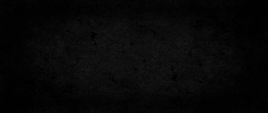 panorama siyah beton arkaplan duvarı, soyut grunge tavan arası dokusu