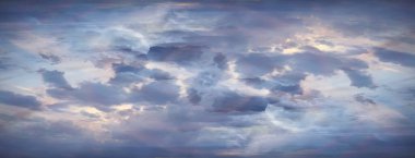 Soyut gökyüzü arkaplanı, bulutlu mavi gökyüzü, güzel doğa ozon arkaplanı