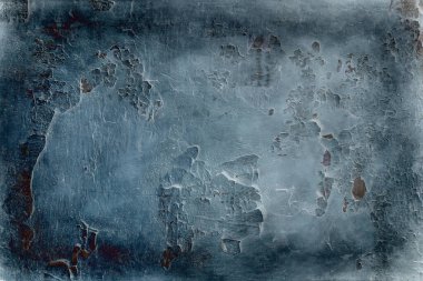 grunge blue wall, eski vintage beton yüzey soyut arkaplan