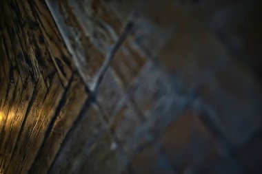 Ahşap desenli eski tezgah parke, eski çatı katı, soyut arka plan