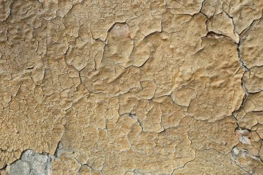 Kahverengi sıva duvar, boş grunge vintage yüzey tasarımı