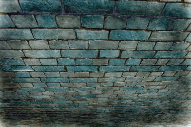 grunge blue wall, eski vintage beton yüzey soyut arkaplan