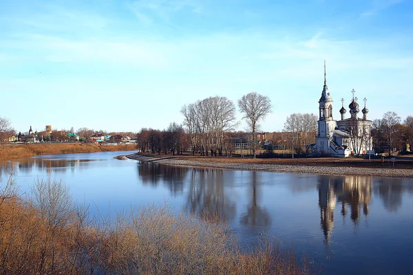 Церква Вологди Православна Християнська Церква Монастир Вологда Російська Північ Туризм — стокове фото