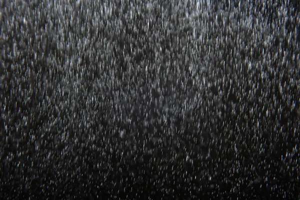 Abstracte Achtergrond Overlay Witte Bokeh Vallende Sneeuw Mist Uitzicht Zwart — Stockfoto