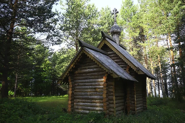 Монастир Муром Озері Онега Росія Будує Церкву Пейзаж Влітку — стокове фото