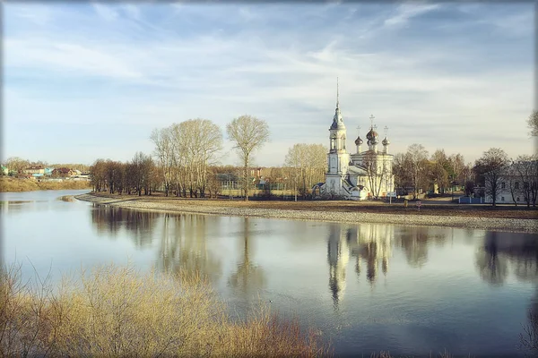 Chiesa Vologda Chiesa Cristiana Ortodossa Monastero Vologda Nord Della Russia — Foto Stock