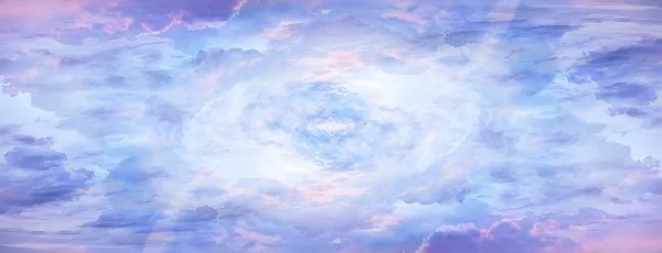 Universo Céu Redemoinhos Abstrato Fundo Nuvens Borradas Céu — Fotografia de Stock