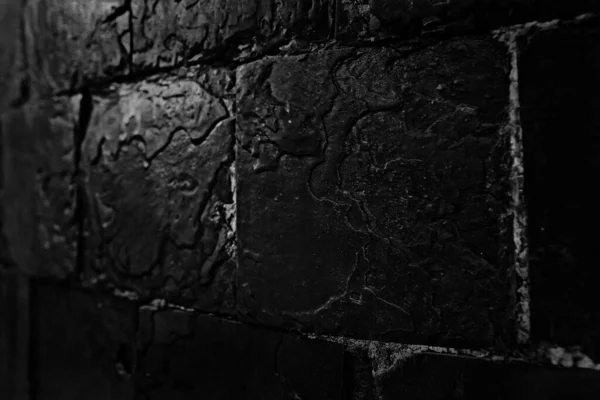 石のタイルのクラッディング背景抽象的な空白の石壁 — ストック写真