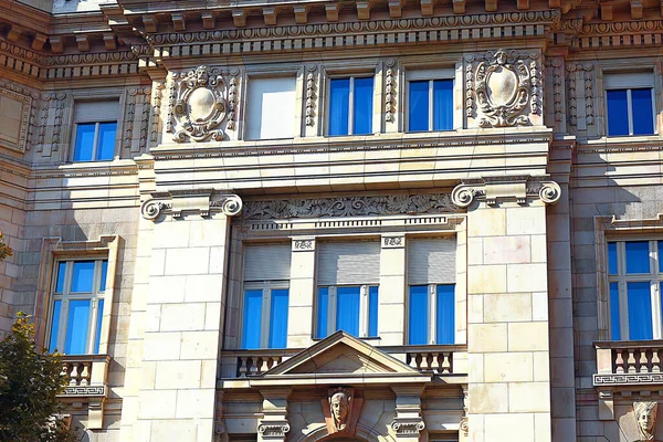 House Facade Europe Details Historical View — Stock Photo, Image