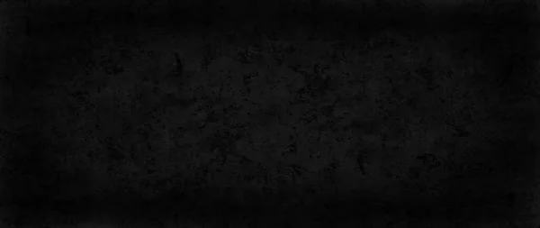 Panorama Negru Perete Fundal Din Beton Textura Abstractă Grunge Loft — Fotografie, imagine de stoc