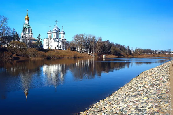 Vologda Kilisesi Ortodoks Hıristiyan Kilisesi Vologda Manastırı Rus Kuzeyi Hacılar — Stok fotoğraf