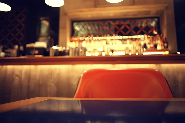 Avond Een Restaurant Wazig Abstracte Achtergrond Bokeh Alcoholconcept Wijnglazen Een — Stockfoto