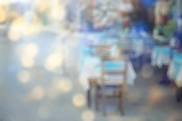 Abstrato Desfocado Fundo Rua Café Cidade Sem Pessoas Vazio Verão — Fotografia de Stock