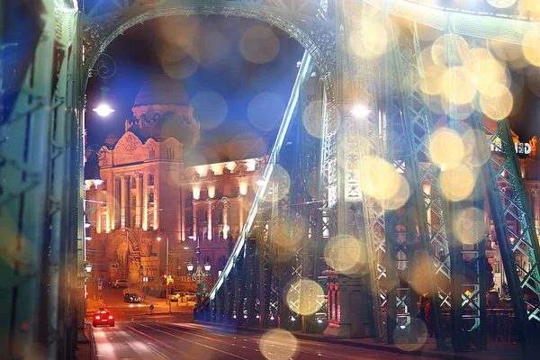 Visão Noturna Arquitetura Budapeste Húngaro Viagem Turística Vida Noturna Europa — Fotografia de Stock