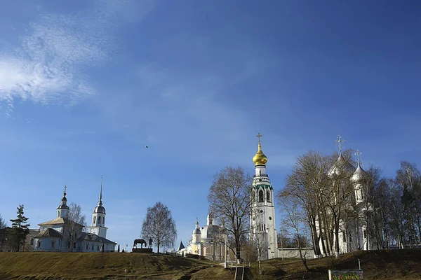 Вологодская Церковь Православная Церковь Вологодский Монастырь Русский Север Паломнический Туризм — стоковое фото