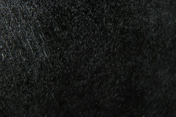 覆盖黑雨的背景 抽象工作室滴下水滴Bokeh — 图库照片