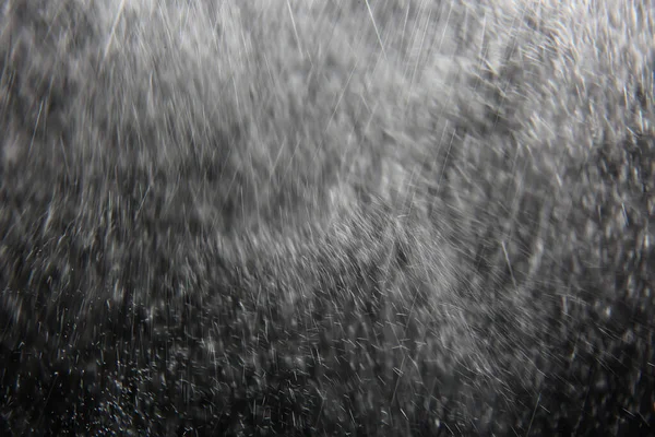 Abstracte Achtergrond Overlay Witte Bokeh Vallende Sneeuw Mist Uitzicht Zwart — Stockfoto