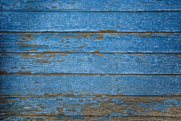 Blå Maling Abstrakt Vintage Baggrund Træ Gamle Skrælning Overflade - Stock-foto