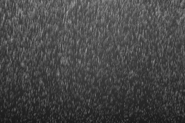 Siyah yağmurun örtülmesi için arka plan, soyut stüdyo su damlalarını düşürür