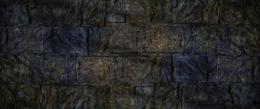 Taş kaplama zemin, soyut boş taş duvar