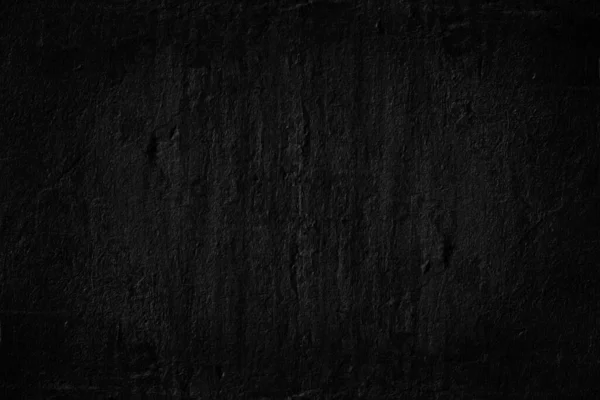 Abstraktní Černé Pozadí Prázdný Beton Zeď Grunge Štuk Popraskané Textury — Stock fotografie