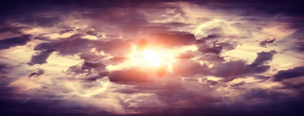 Turuncu Gökyüzü Evreni Soyut Arkaplanda Dönüyor — Stok fotoğraf
