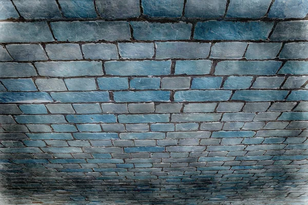 Гранжева Синя Стіна Стара Старовинна Бетонна Поверхня Абстрактний Фон — стокове фото
