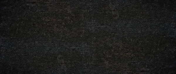 Panorama Mur Fond Béton Noir Texture Abstraite Grenier Grunge — Photo