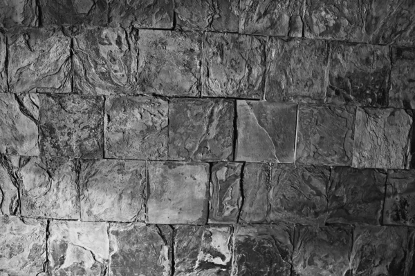 石のタイルのクラッディング背景抽象的な空白の石壁 — ストック写真