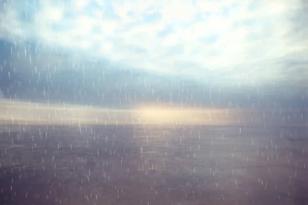 Абстрактный Фон Дождь Море Спокойные Капли Брызги Вид Спокойное Море — стоковое фото