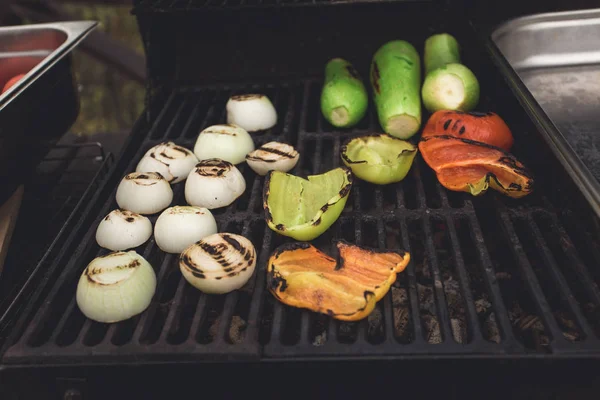 Jantar, legumes grelhados — Fotografia de Stock