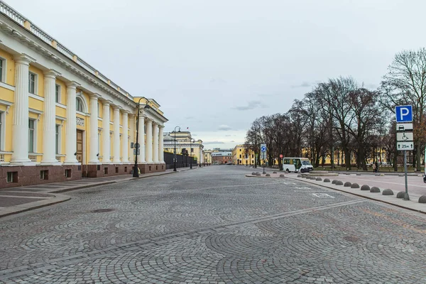 Saint Petersburg Rusko Března 2020 Prázdné Ulice Centru Města Den — Stock fotografie